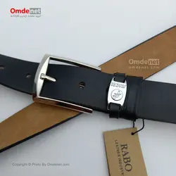 کمربند چرم مصنوعی 3.5 سانت کلاسیک پل یراق (جین 12 تایی) کد 294