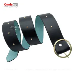 کمربند زنانه 5 سانت وسط پرچ قلاب زبانه دار حلقه ای (جین 12 تایی) کد 213