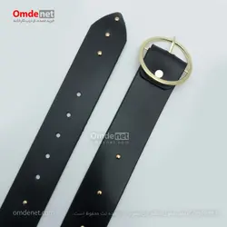 کمربند زنانه 5 سانت وسط پرچ قلاب زبانه دار حلقه ای (جین 12 تایی) کد 213