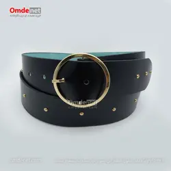 کمربند زنانه 5 سانت وسط پرچ قلاب زبانه دار حلقه ای (جین 12 تایی) کد 213