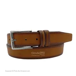 کمربند چرم مصنوعی 3.5 سانت کلاسیک ساده دور دوخت (جین 12 تایی) کد 286