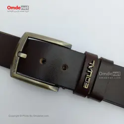 کمربند چرم طبیعی 4.5 سانت اسپرت برند Equal (جین 12 تایی) کد 257