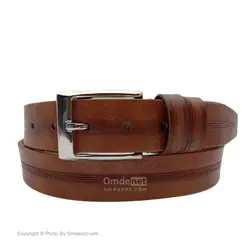 کمربند چرم مصنوعی 3.5 سانت کلاسیک وسط چاپ (جین 12 تایی) کد 287