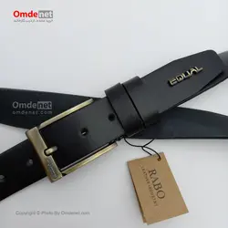 کمربند چرم طبیعی اسپرت 3.5 سانت برند EQUAL (جین 12 تایی) کد 290