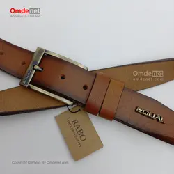 کمربند چرم طبیعی اسپرت 3.5 سانت برند EQUAL (جین 12 تایی) کد 290