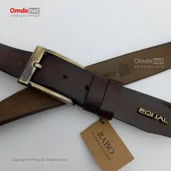 کمربند چرم طبیعی اسپرت 3.5 سانت برند EQUAL (جین 12 تایی) کد 290