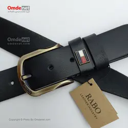 کمربند چرم طبیعی اسپرت 3.5 سانت برند TOMMY (جین 12 تایی) کد 281