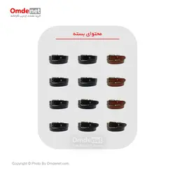 کمربند چرم طبیعی اسپرت 3.5 سانت برند TOMMY (جین 12 تایی) کد 281