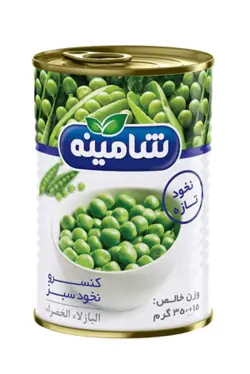 خرید كنسرو نخود سبز 350 گرمی شامینه - ارگانیکی