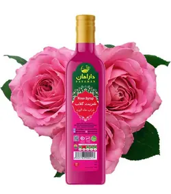 خرید شربت گلاب 640 گرمی دارامان - ارگانیکی