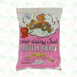 اسنک پروتئینه عدس با طعم چیزبرگر پف استار
