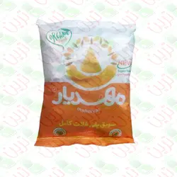 پفک گیاهی غلات کامل مهدیار طعم پنیری 50 گرمی
