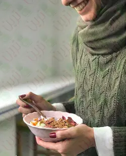 گرانولا میوه های خشک شیشه ای  حجم 380 گرم