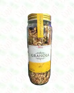 گرانولا بادام و کرن بری شیشه ای حجم 380 گرم