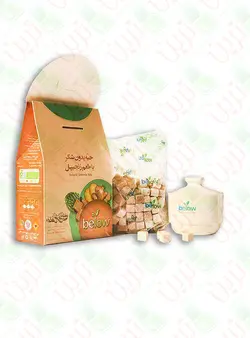 قند حبه ای بدون شکر با طعم زنجبیل۴۲۰ گرمی بیلو