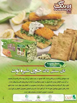 نان سنتی کاک با شیره توت اورنگ مقدار 450 گرم