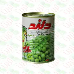 نخود سبز (فرنگی) ارگانیک 380 گرمی دلند