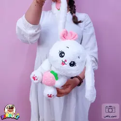 عروسک خرگوش میوه به دست