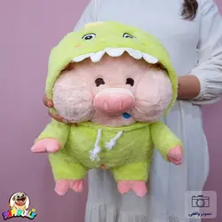 عروسک خوک لباس دایناسوری