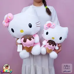 عروسک کیتی بستنی بدست