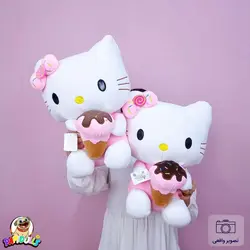 عروسک کیتی بستنی بدست