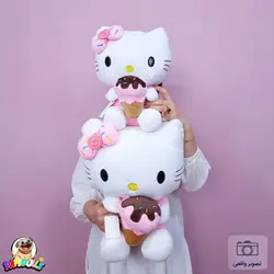 عروسک کیتی بستنی بدست