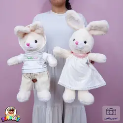 عروسک خرگوش دختر و پسر