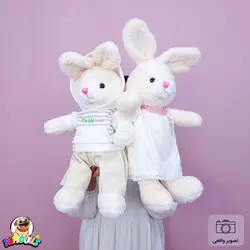 عروسک خرگوش دختر و پسر