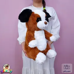 عروسک سگ نشسته بامزه