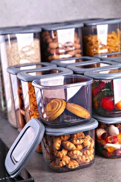 مجموعه 18 پارچه ظروف نگهدارنده مواد غدایی Kitchen Life -  MCH07842