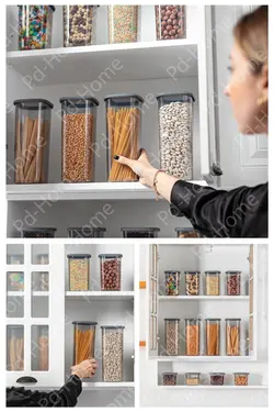 ست 24 پارچه ظروف نگهداری مواد غذایی PD-HOME BNM24LU