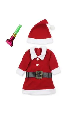 ست لباس نوزادی و بچه گانه ی بابانوئل 2252