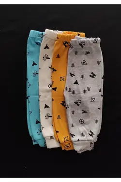 ست 4 تکه شلوار خواب نوزادی Alisyum