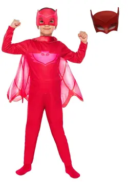 Owl Girl Costume لباس کاستوم دخترانه همراه با ماسک