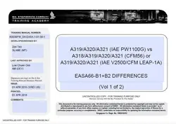 دانلود جزوه  A319-A320-A321  B1+B2 DIFFERENCES