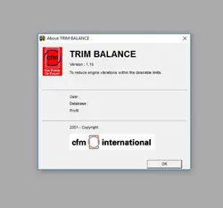 دانلود نرم افزار Trim Balance جهت موتور های cfm