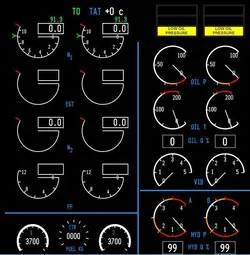 دانلود فایل صوتی و تصویری معرفی توضیحی نمایشگر ENG DISPLAY هواپیمای بوئینگ ۷۳۷