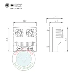 ترموستات ریلی دوبل QUICK