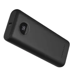 پاور بانک شارژ سریع پاورولوژی 20000 میلی آمپر ساعتی مدل PPBCHA05-BK 30W به همراه کابل Type-C