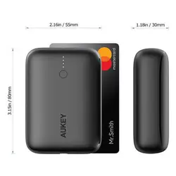 پاوربانک آوکی مینی مدل aukey PB N83 10000mAh basix mini 20W