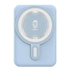 پاوربانک مگ سیف گرین لاین مدل compact magsafe powerbank green lion 10000mAh