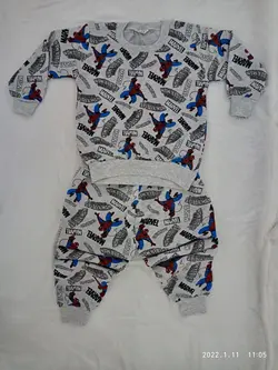 ست لباس بچگانه مدل مرد عنکبوتی