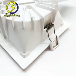 چراغ LED دانلایت آریانا توکار مربعی 8*8 با توان 9 وات مازی نور