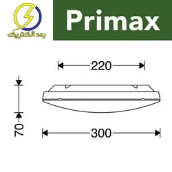 چراغ LED روکار سنسوردار نپتون با توان 16 وات مازی نور