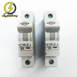 فیوز (کلید مینیاتوری) تک فاز 10 آمپر (4.5KA) الکترو کاوه