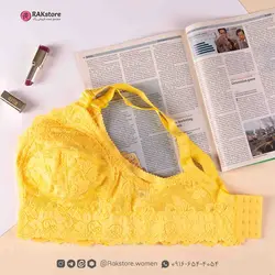 سوتین گیپور کش پهن زنانه لعیا