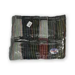 شورت اسلیپ ابریشم اسپان خطی XXL