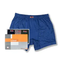 شورت نیم پا چاپی کریستال XXL