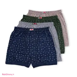شورت پادار چاپی کریستال XXXL