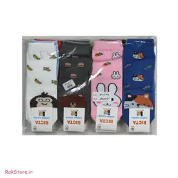 جوراب مچی پولو طرح beauty